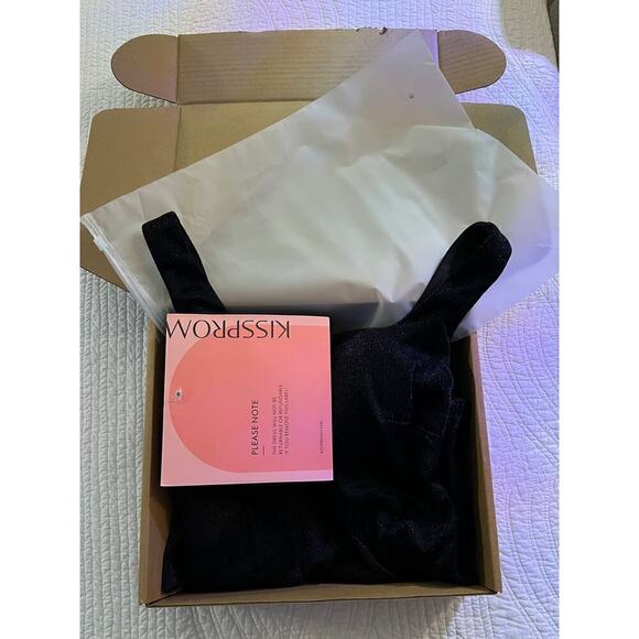 NWTO kiss prom, black glitter party dress - Picture 5 of 12